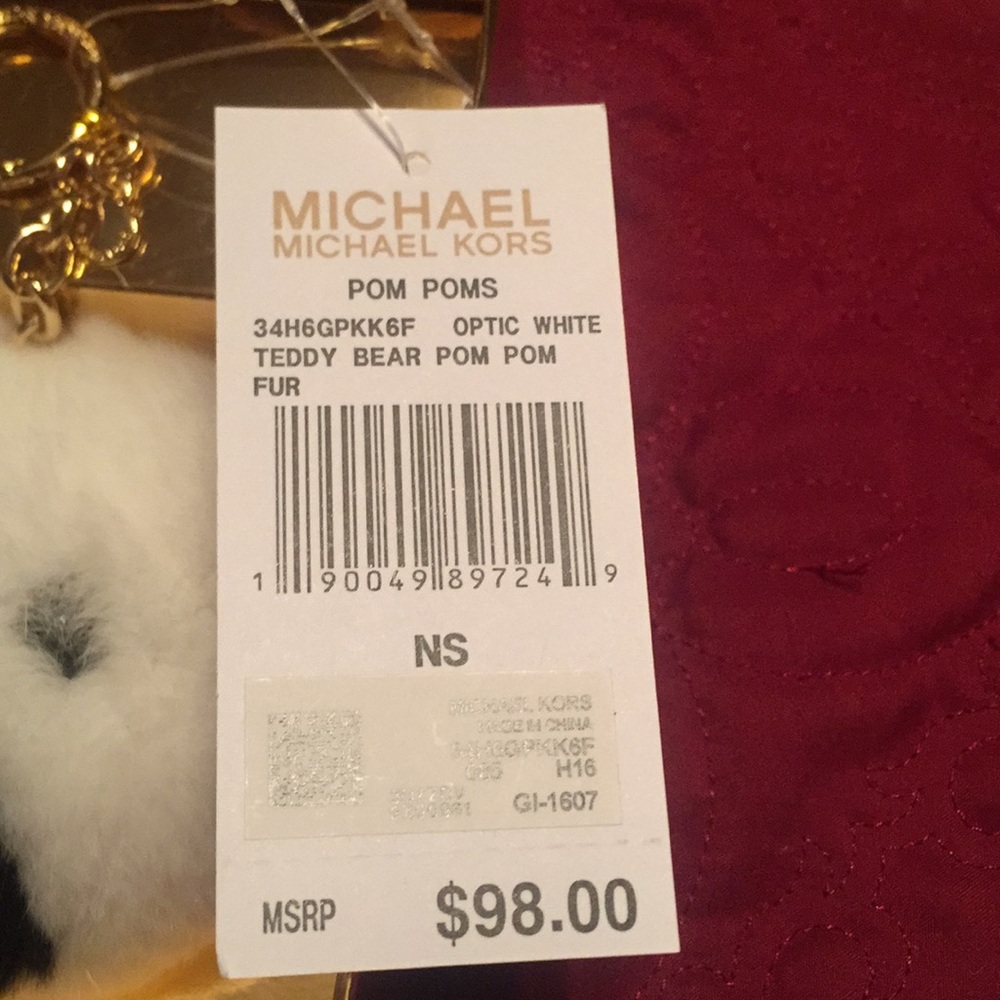 Michael Kors Pom pom for purse - Picture 2 of 4